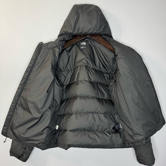 The North Face Puffer Down 550 Jacket Hooded  Black Women's M - Picture 8 of 11